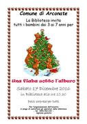 APPUNTAMENTO CON LA TRADIZIONALE FIABA DI NATALE IN BIBLIOTECA: SABATO 17 DICEMBRE ORE 10:30