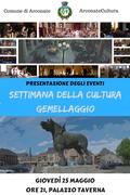 PRESENTAZIONE SETTIMANA DELLA CULTURA 2017 E NUOVO GEMELLAGGIO IN LENNIK 