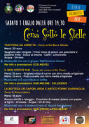 CENA SOTTO LE STELLE AD ARCONATE