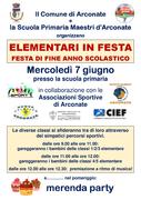 FESTA DI FINE ANNO PER GLI ALUNNI DELLA SCUOLA PRIMARIA