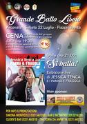 SABATO 22 LUGLIO: SI CENA E SI BALLA IN PIAZZA
