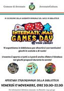 GIORNATA MONDIALE DEL GIOCO ... IN BIBLIOTECA - venerdì 17 novembre