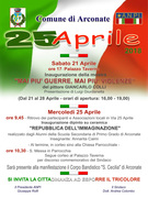 25 APRILE 2018: 73° ANNIVERSARIO DELLA LIBERAZIONE