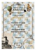 ALLA REFEZIONE SECONDA TAPPA DEL GIRO DEL MONDO IN OTTO MENU: BRINDISI