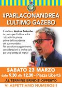 #PARLACONANDREA: L'ULTIMO GAZEBO - SABATO 23 MARZO