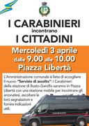 I CARABINIERI INCONTRANO I CITTADINI DI ARCONATE - MERCOLEDI' 3 APRILE 2019