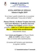 CENA SOTTO LE STELLE -  Sabato 6 luglio 2019 - modifica viabilità
