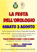 SABATO 3 AGOSTO SI CENA E SI BALLA SUL PIAZZALE DELL'OROLOGIO