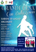 SABATO 20 LUGLIO SI CENA E SI BALLA IN PIAZZA AD ARCONATE