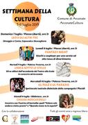 AL VIA LA QUINTA  EDIZIONE DELLA SETTIMANA DELLA CULTURA