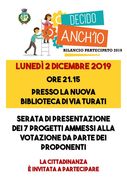 BILANCIO PARTECIPATO: ASSEMBLEA PUBBLICA DI PRESENTAZIONE PROGETTI