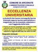 ASSEGNAZIONE PREMI ALL'ECCELLENZA UNIVERSITARIA