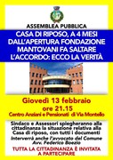 ASSEMBLEA PUBBLICA SULLA CASA DI RIPOSO 