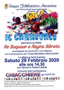 29 FEBBRAIO: APPUNTAMENTO AL CARNEVALE ARCONATESE