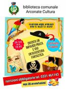 DIVENTA UN IMPAVIDO PIRATA E VIVI UNA FANTASTICA  AVVENTURA IN BIBLIOTECA -  iniziativa annullata a seguito Ordinanza emanata da Governo e Regione Lombardia