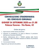 IL CONSIGLIO COMUNALE DI ARCONATE E' CONVOCATO IN SESSIONE STRAORDINARIA PER GIOVEDI'  24 SETTEMBRE - ore 21.00
