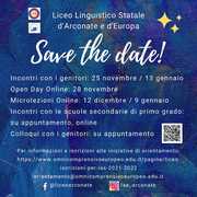 SCEGLI IL LICEO D'ARCONATE E D'EUROPA!