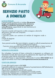 SERVIZIO PASTO A DOMICILIO