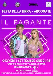 FESTA DELLA BIRRA: IL PAGANTE GIOVEDì 1 SETTEMBRE ORE 21.45