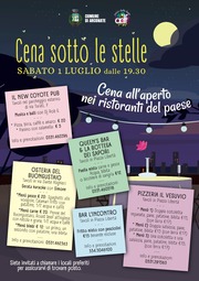 CENA SOTTO LE STELLE