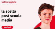 Afol Metropolitana : Webinar gratuito rivolto ai genitori per la scelta degli studi dopo la terza media.