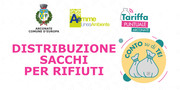 Distribuzione dei nuovi sacchi per rifiuti